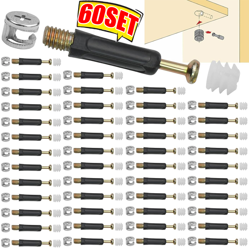 Woodworking Table - 3 in 1 Furniture Connector Screw