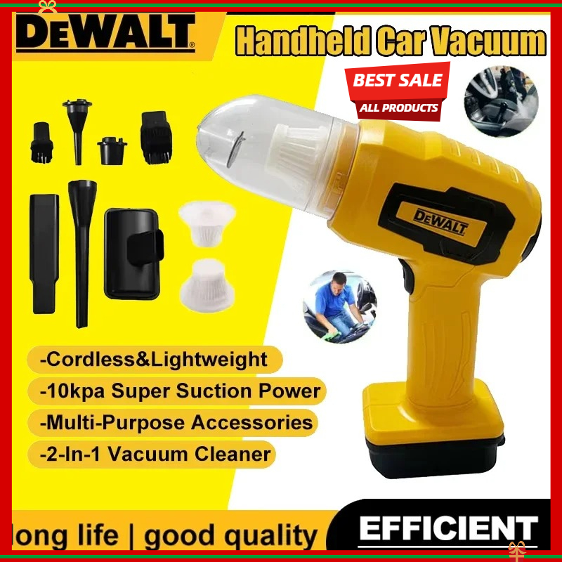 Woodworking Dust Collection - DEWALT Handheld Car Vacuum Cleaner 10Kpa