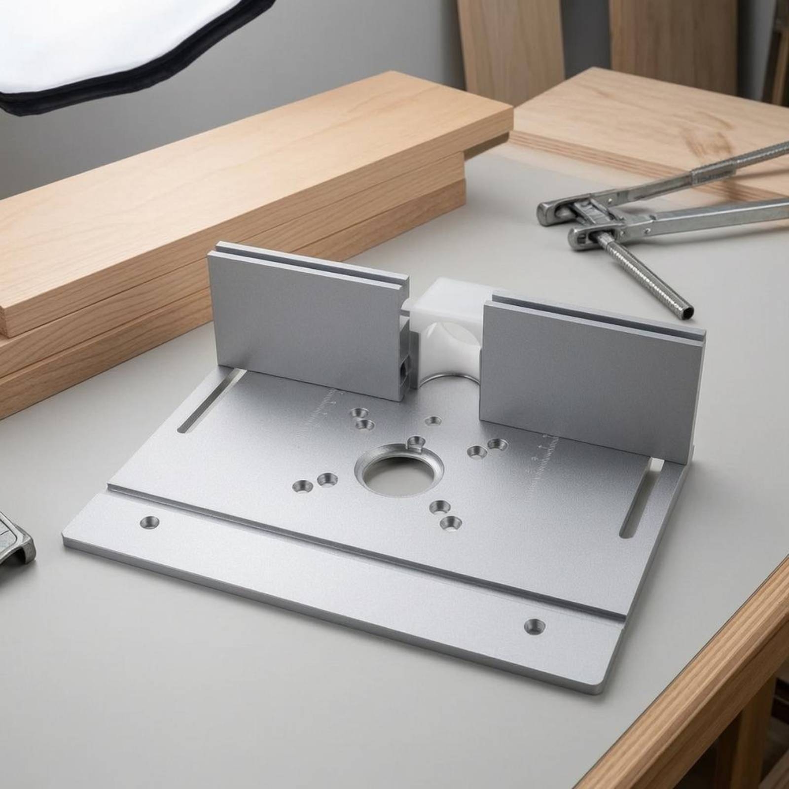 Woodworking Table - Router Table Insert Plate Collar Inserts
