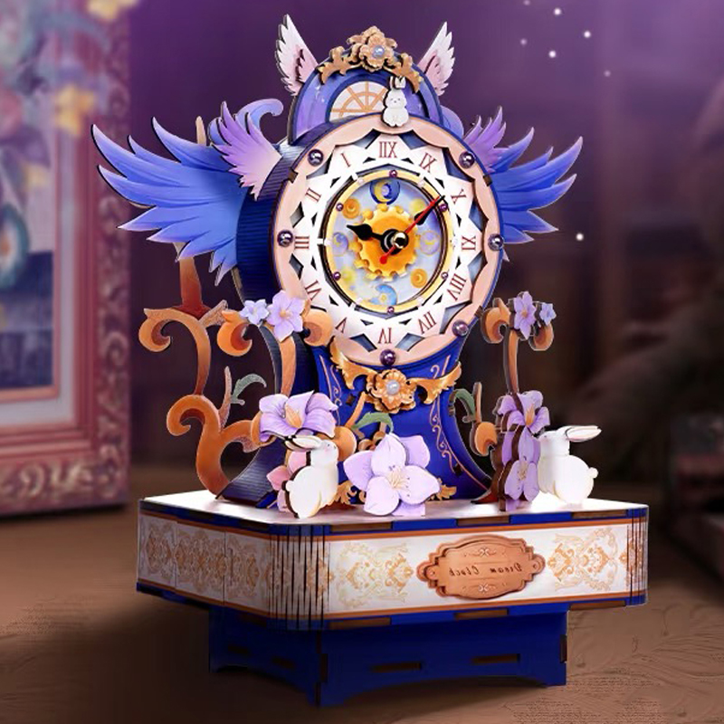 Woodworking Jigsaw - DIY Dream Fantasy Clock Music Box