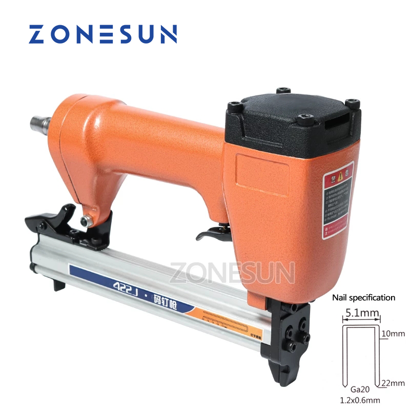 Woodworking Nail Gun - ZONESUN 422J Ga20 5.1mm Width Nail