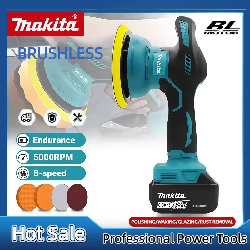 Woodworking Ai - Makita Cordless Polisher 8 Gears Digital