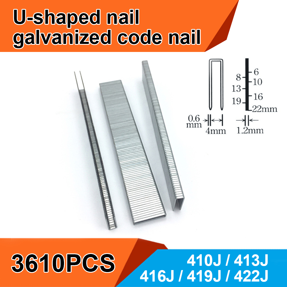 Woodworking Nail Gun - 3610Pcs 410J 413J 416J 419J 422J