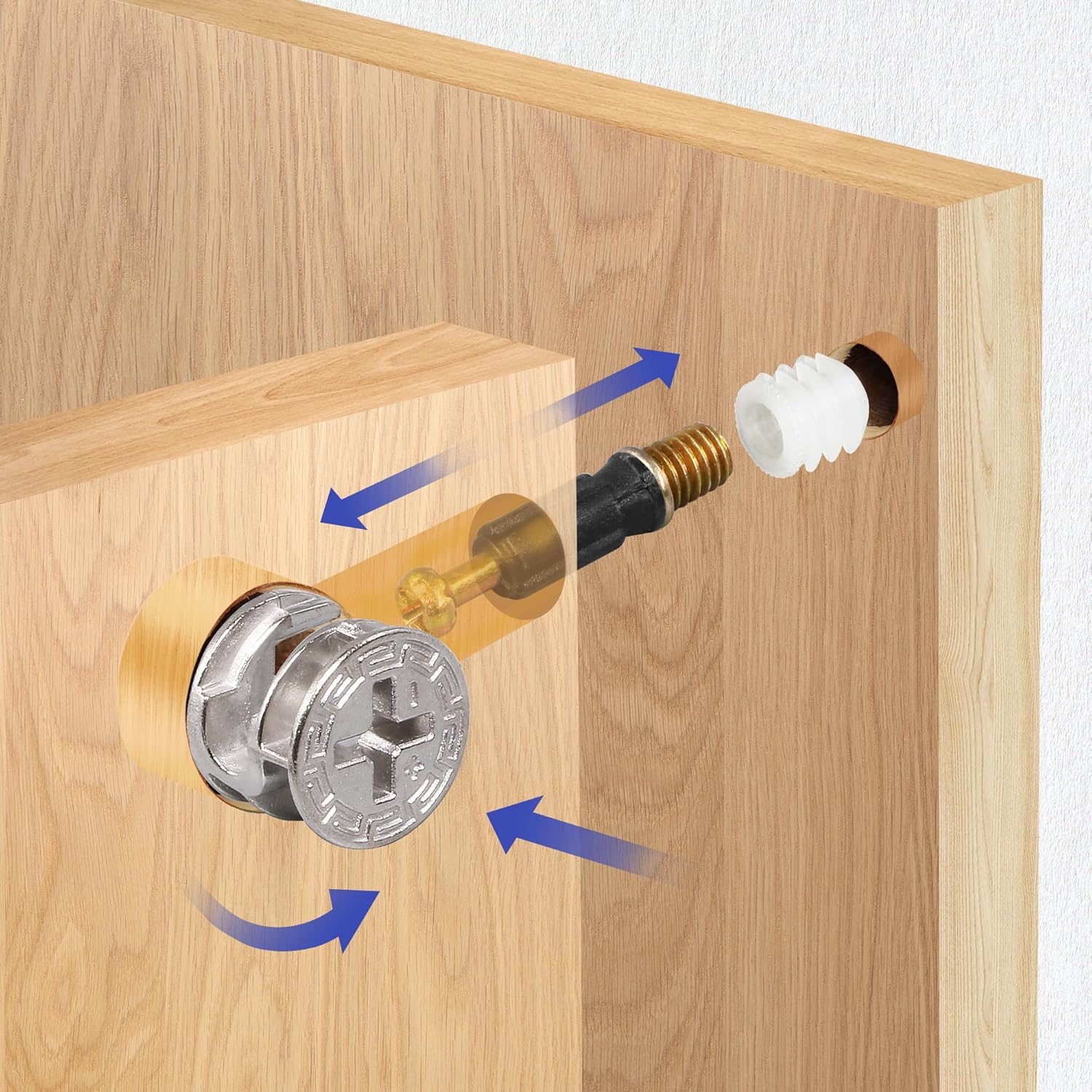 3 in 1 Furniture Connector Scr - Woodworking Table recension och pris