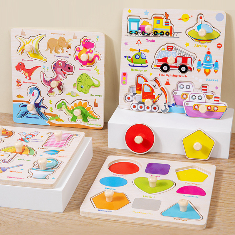 Montessori Wooden Puzzles Toys - Woodworking Jigsaw recension och pris
