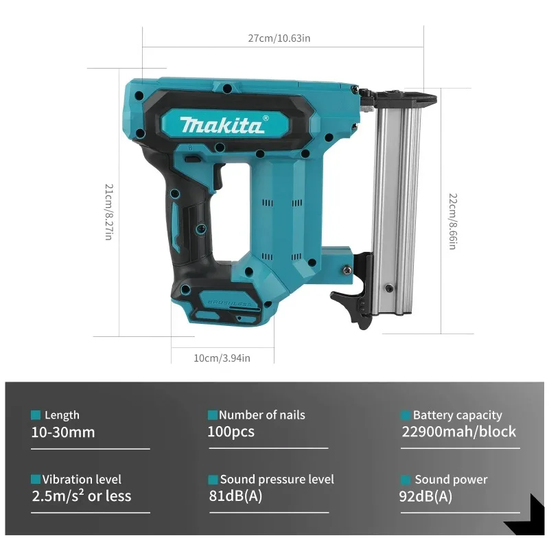 Makita Cordless,100-Nail Capac - Woodworking Nail Gun recension och pris