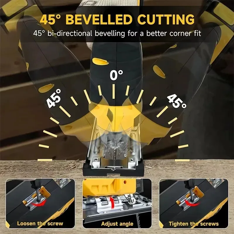 2700RPM Brushless Curve Saw Co - Woodworking Jigsaw recension och pris