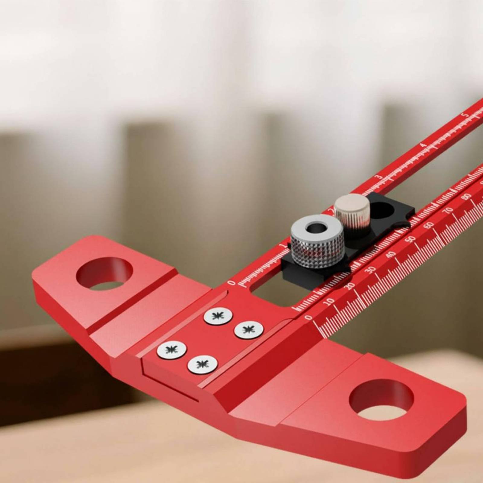 T-Square Ruler Drill Hole Guid - Woodworking Workshop Design recension och pris