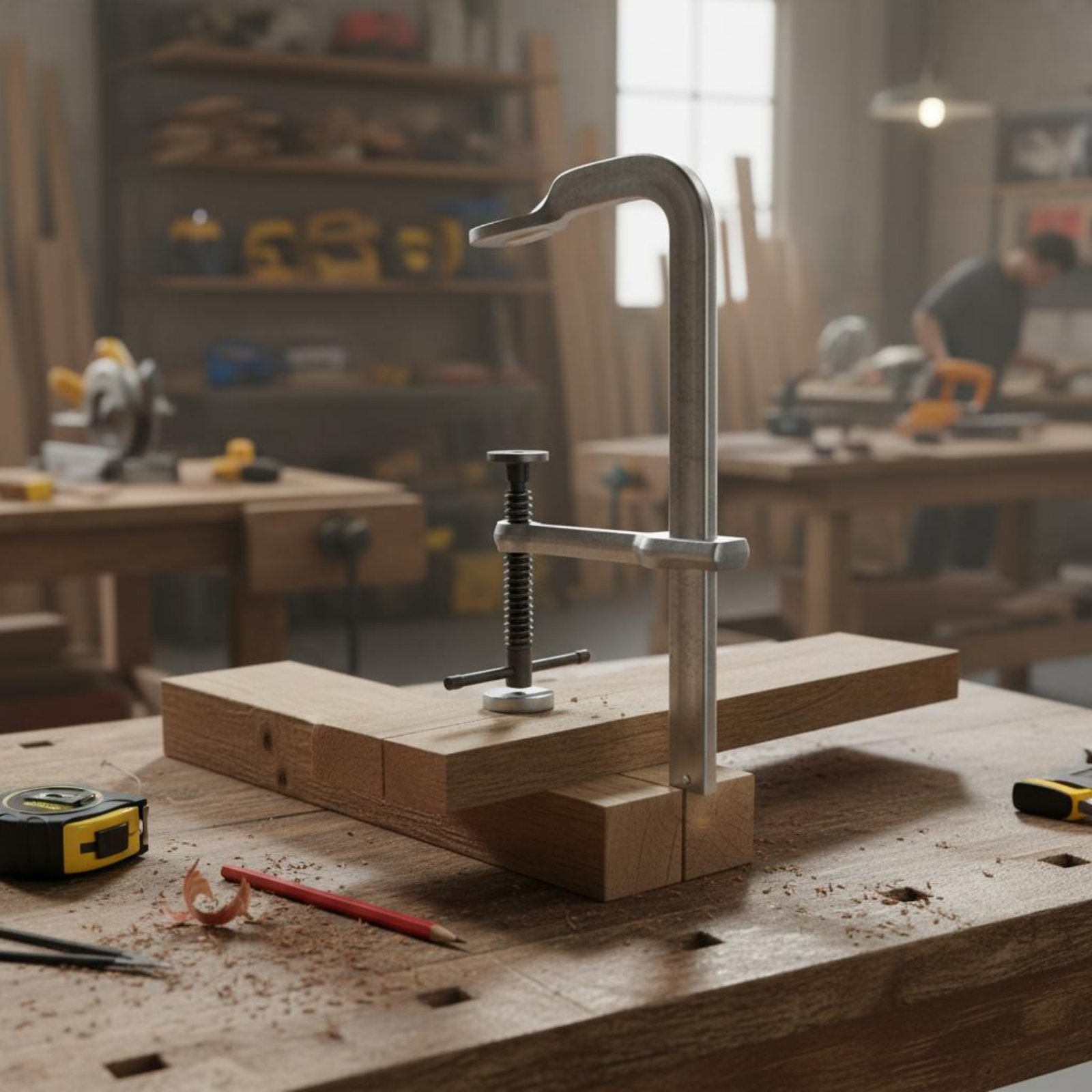 Heavy Duty F Clamp Thickened I - Woodworking Workshop Design recension och pris