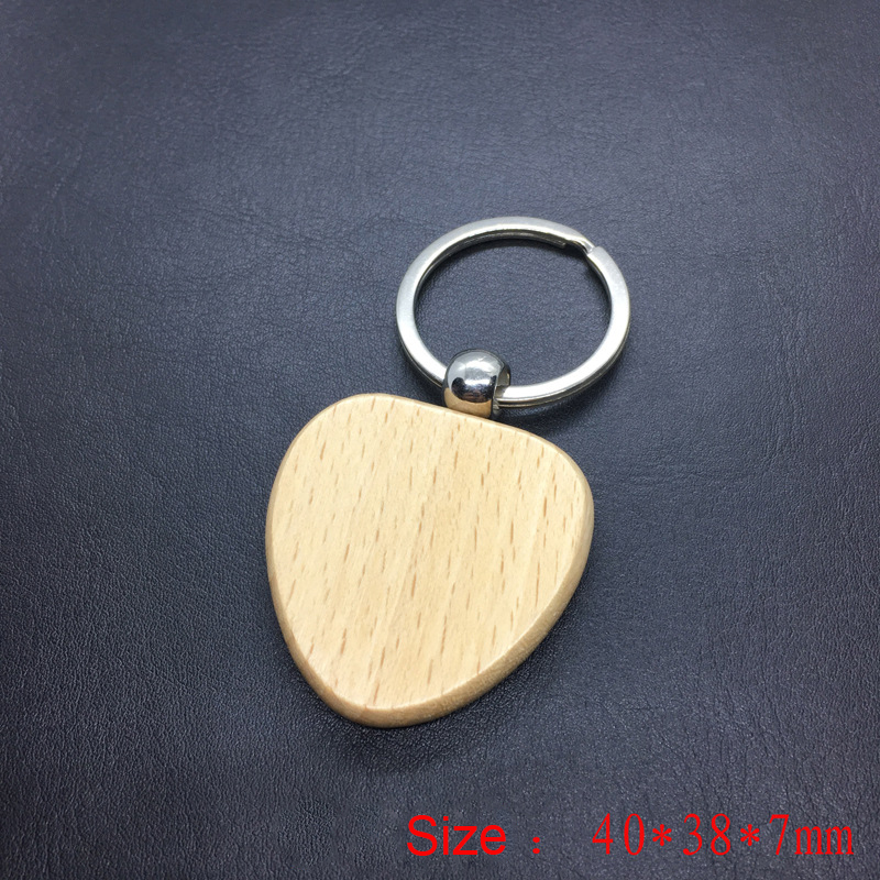 Custom Wooden Keychain Laser E - Woodworking Logo recension och pris