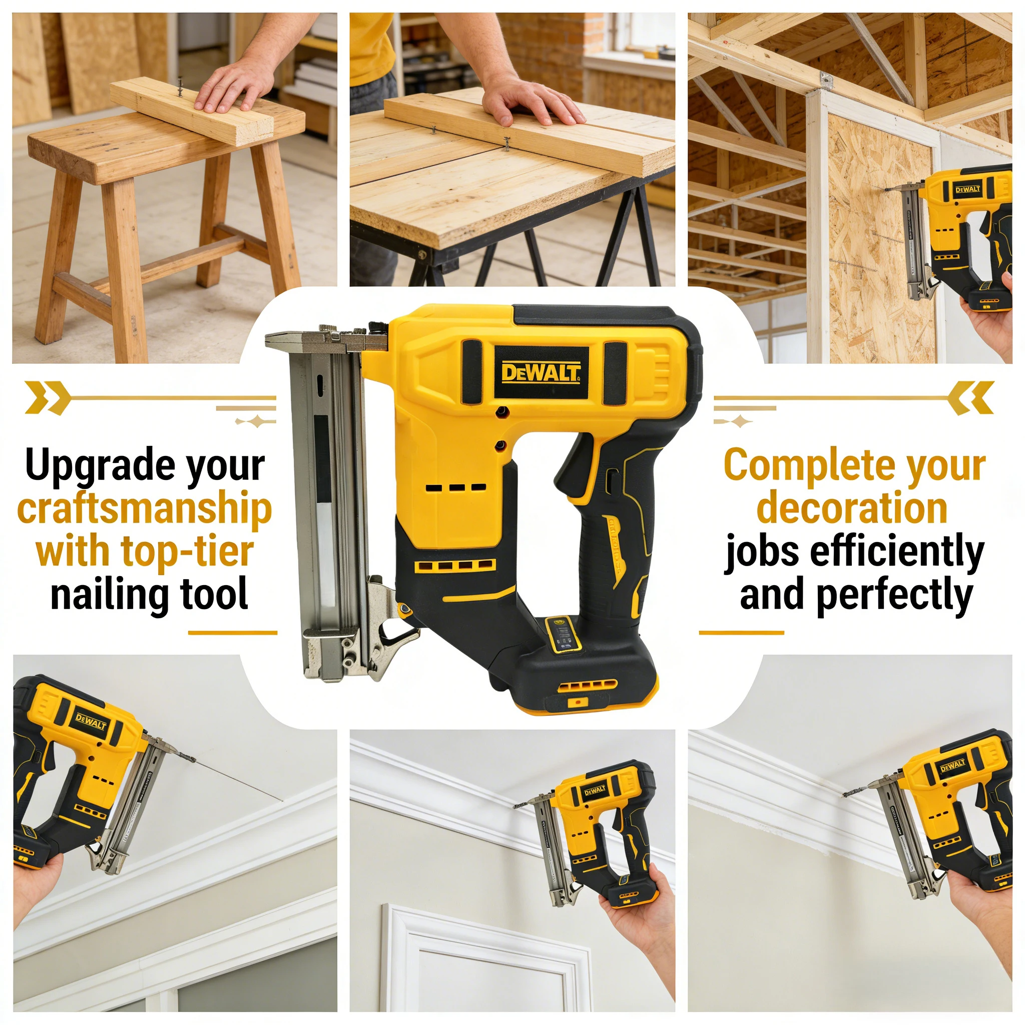 DEWALT Compact 18 Gauge Cordle - Woodworking Nail Gun recension och pris