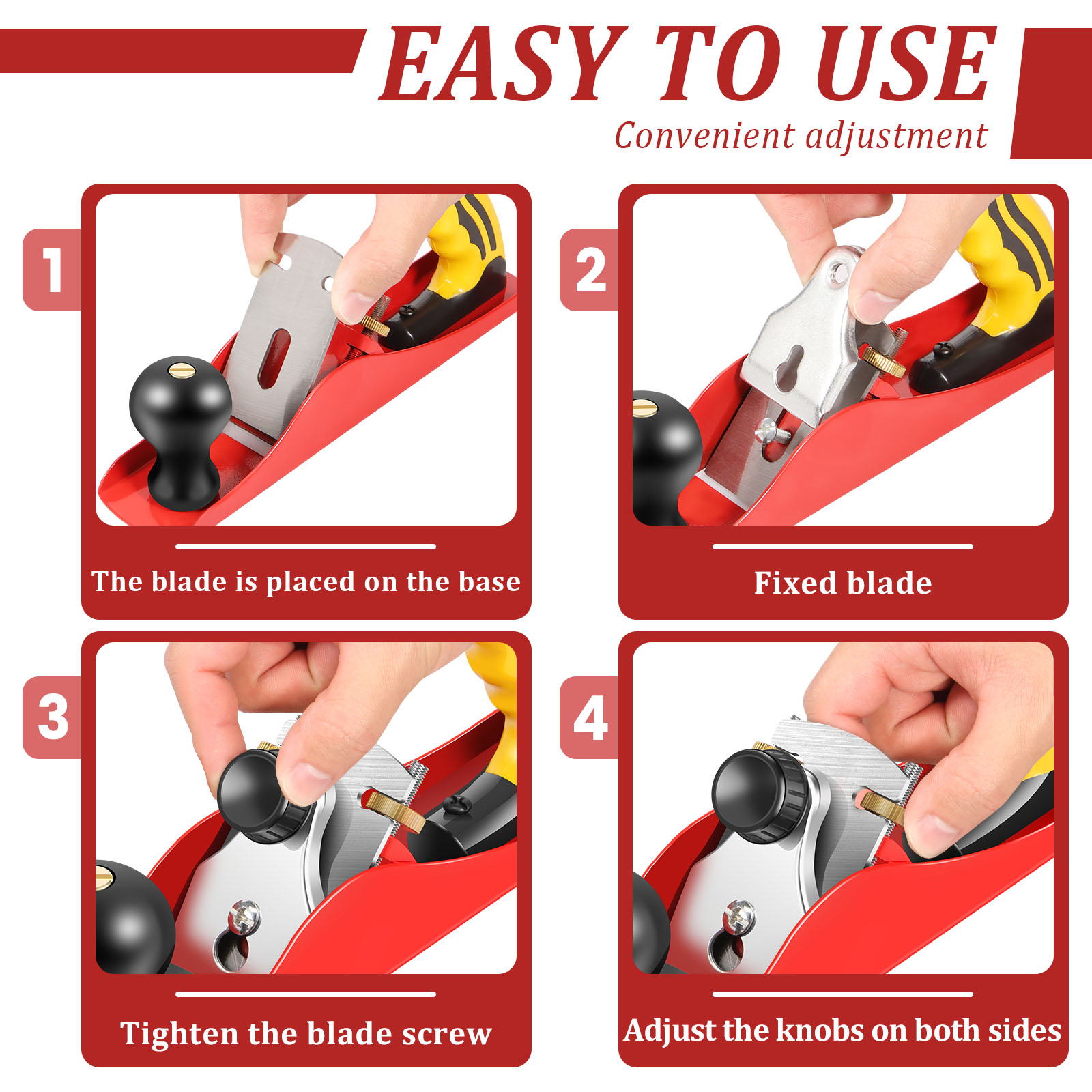 Wood Hand Planer Set Hand Tool - Woodworking Class recension och pris