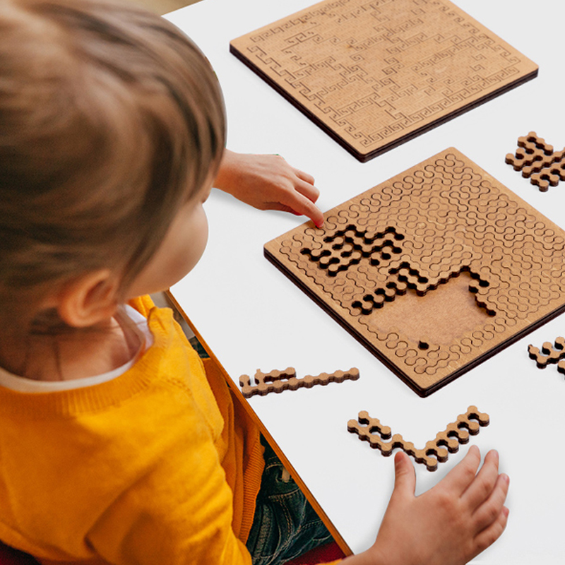 Impossible Wooden Puzzle IQ Pu - Woodworking Jigsaw recension och pris