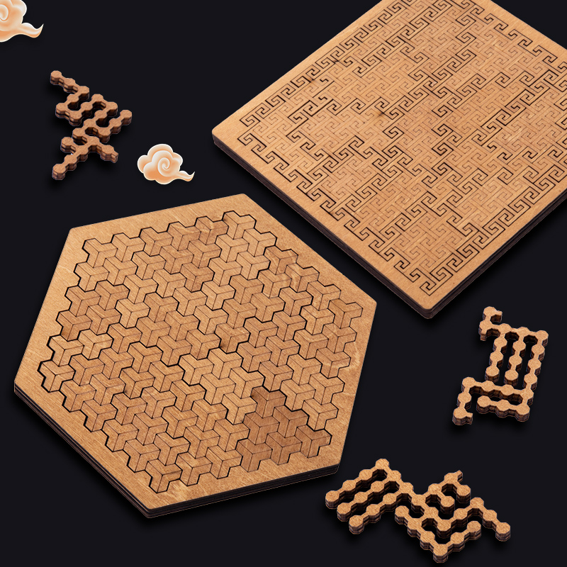 Impossible Wooden Puzzle IQ Pu - Woodworking Jigsaw recension och pris