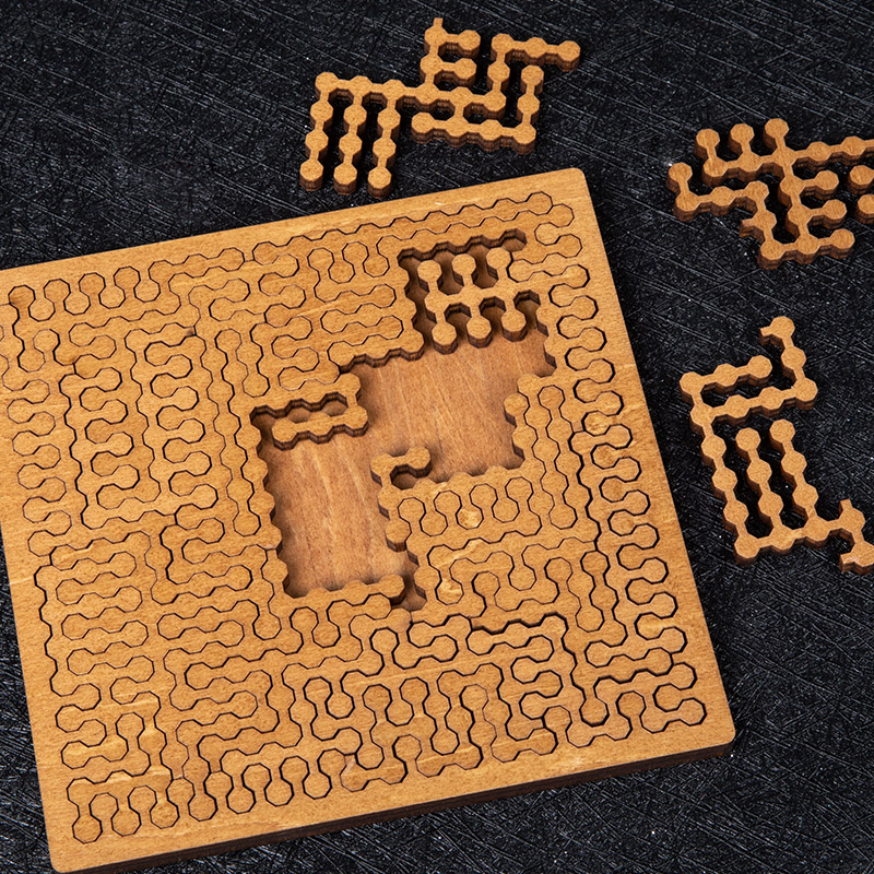 Impossible Wooden Puzzle IQ Pu - Woodworking Jigsaw recension och pris