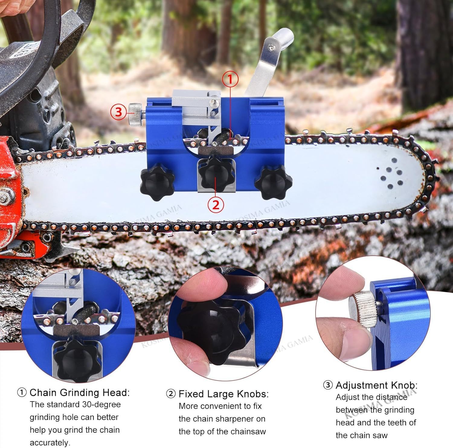 Portable Manual Chain Saw Blad - Woodworking Ai recension och pris