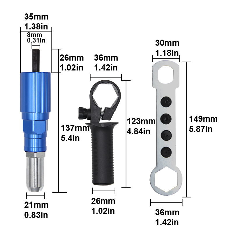 Electric Aluminum Alloy Rivet  - Woodworking Nail Gun recension och pris