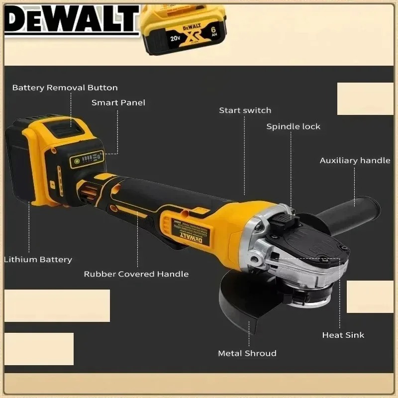Dewalt DCG406 125MM Angle Grin - Woodworking Ai recension och pris
