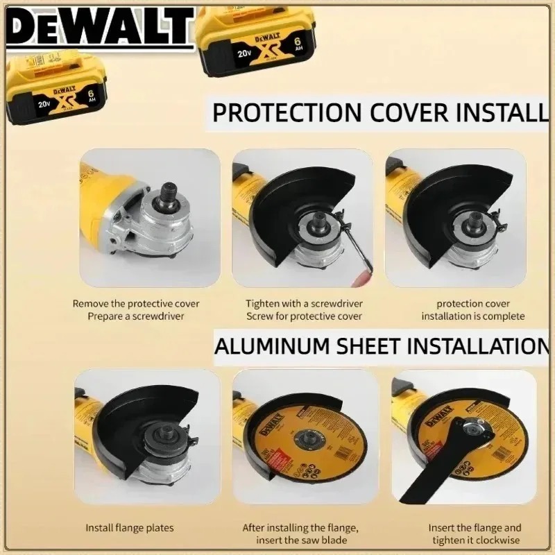 Dewalt DCG406 125MM Angle Grin - Woodworking Ai recension och pris