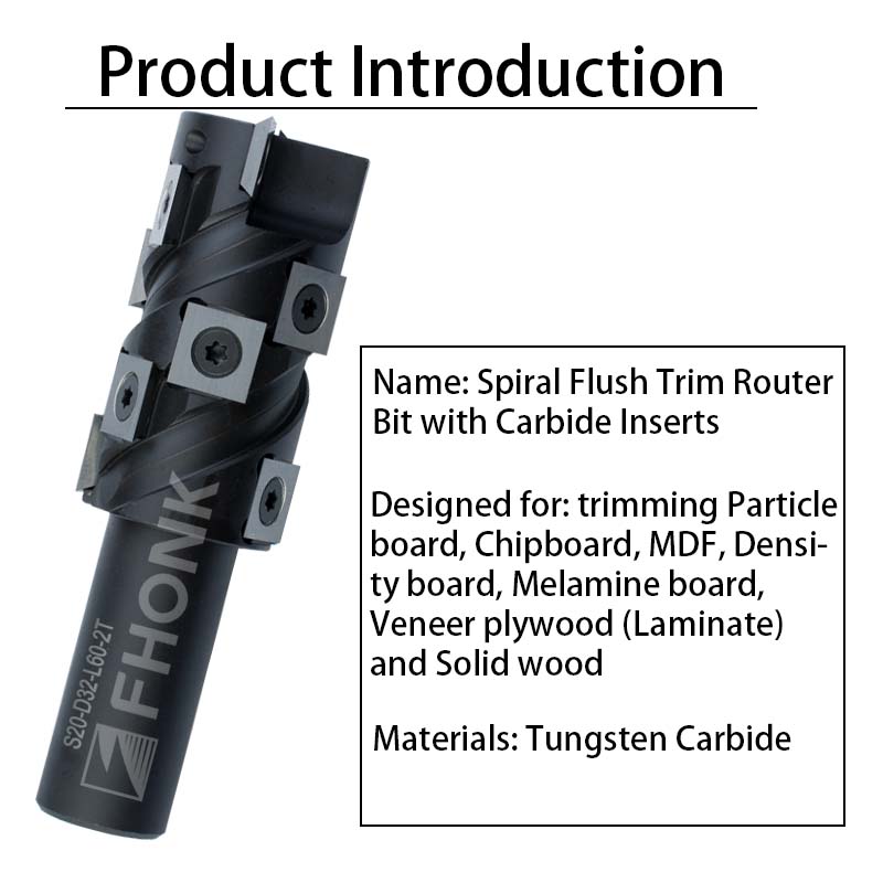 20mm Shank Flush Trim Router B - Woodworking Router recension och pris