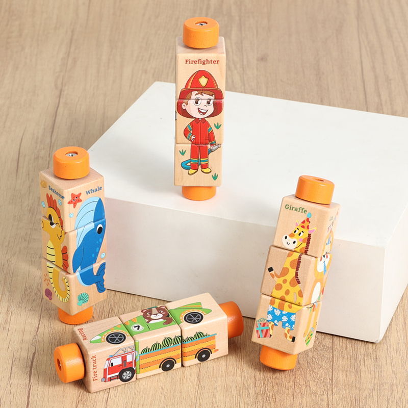 Baby Wooden Rotating Jigsaw Pu - Woodworking Jigsaw recension och pris