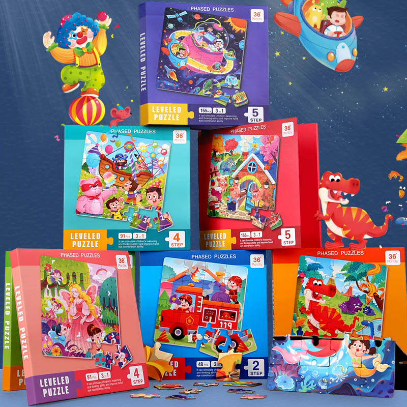Kids Magnetic Wooden Puzzle Ca - Woodworking Jigsaw recension och pris