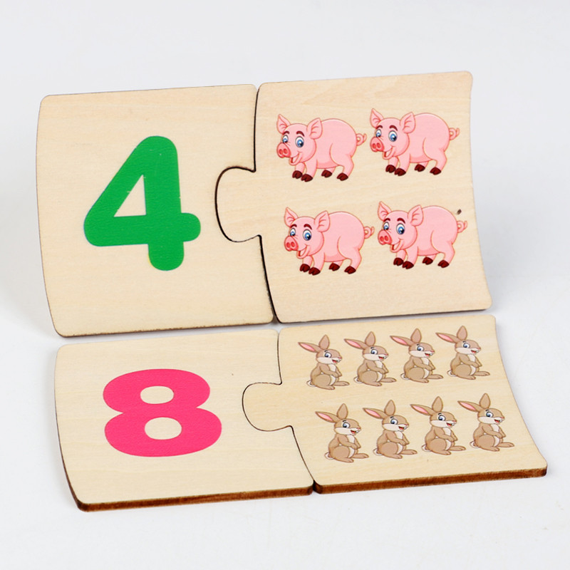 Children Iron Box Number Enlig - Woodworking Jigsaw recension och pris