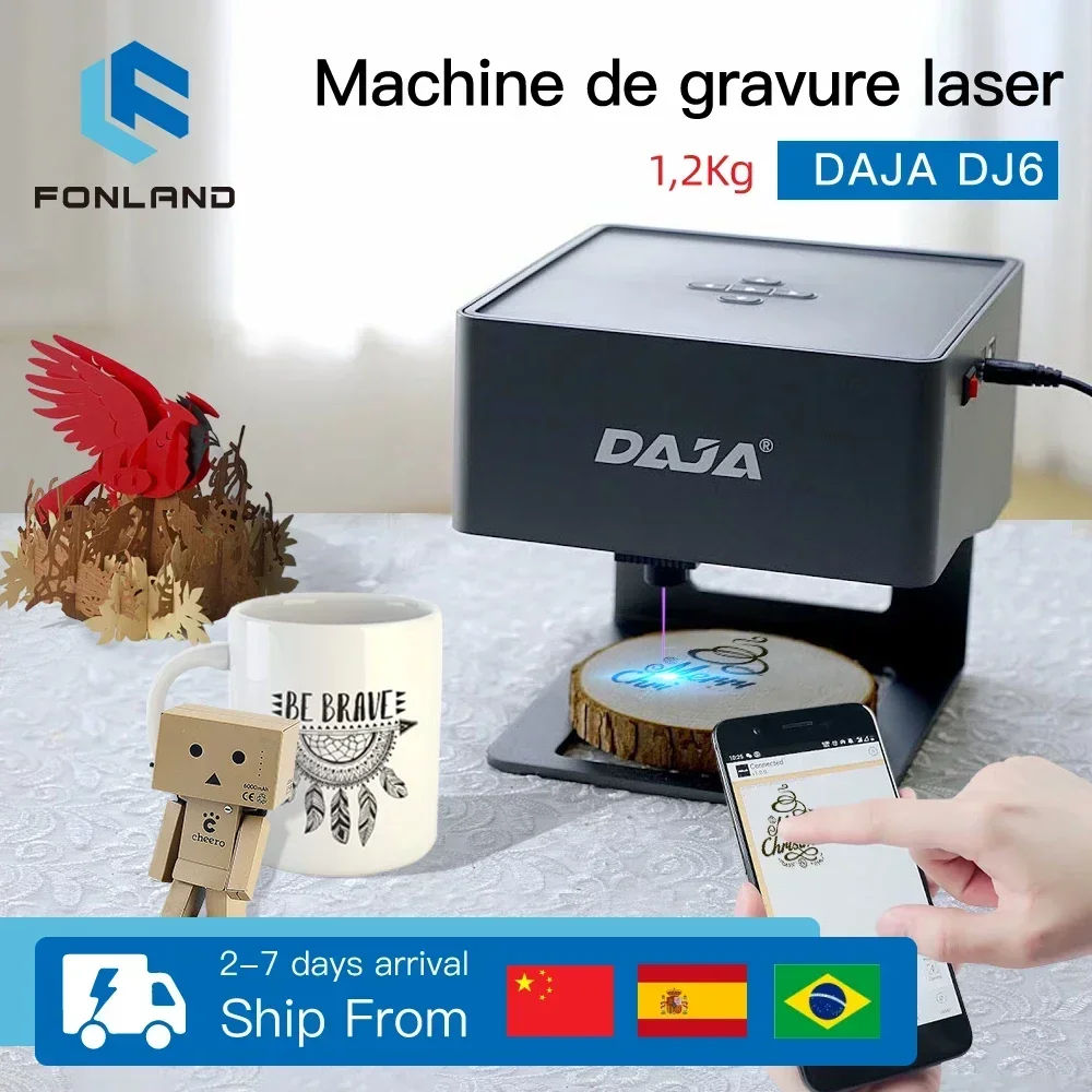 FONLAND DJ6 Laser Engraver CNC - Woodworking Logo recension och pris