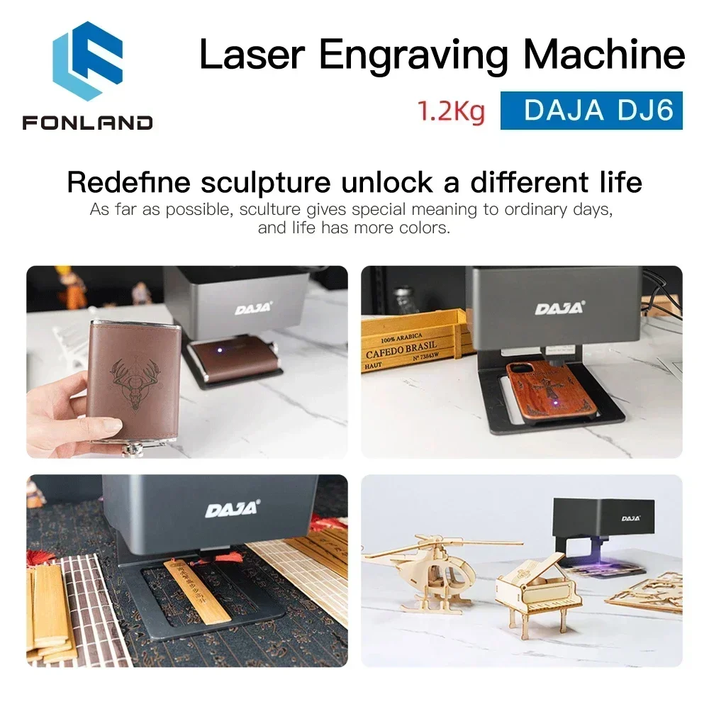 FONLAND DJ6 Laser Engraver CNC - Woodworking Logo recension och pris