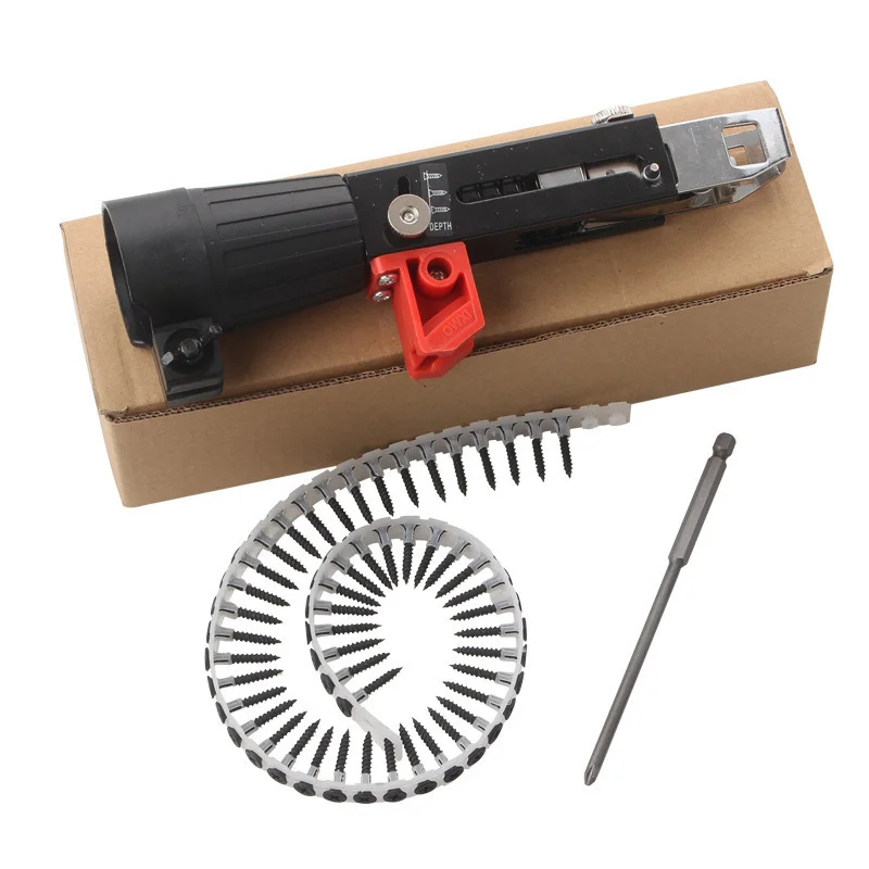 Auto Feed Chain Belt Screw Gun - Woodworking Nail Gun recension och pris