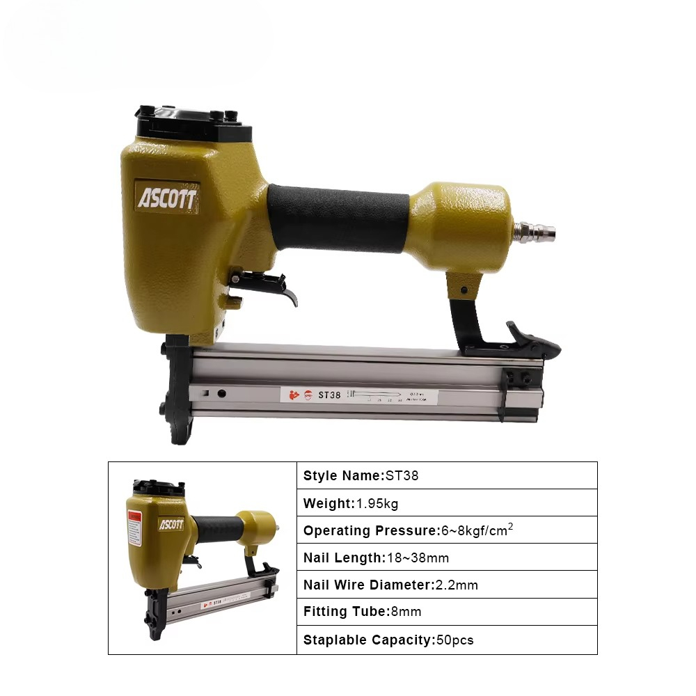 ST38 14GA Heavy  Pneumatic Nai - Woodworking Nail Gun recension och pris