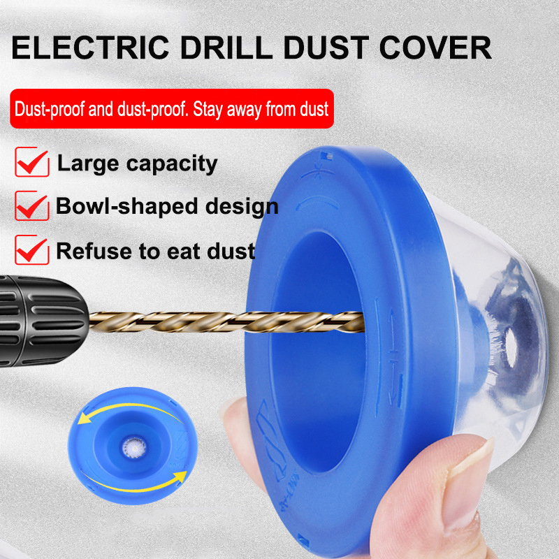 Electric Drill Dust Cover Ash  - Woodworking Dust Collection recension och pris