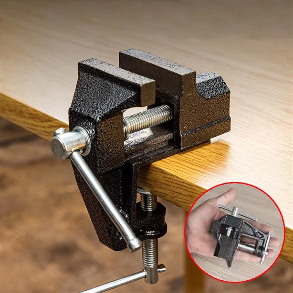 SDFC Mini Bench Vise Woodworki - Woodworking Table recension och pris
