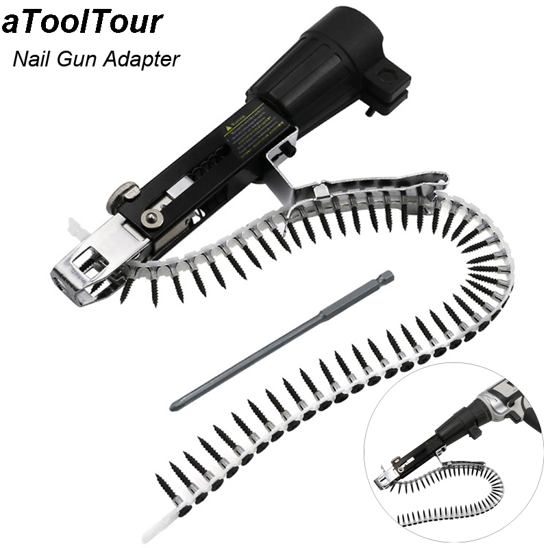 Electric Drill Adpater Automat - Woodworking Nail Gun recension och pris