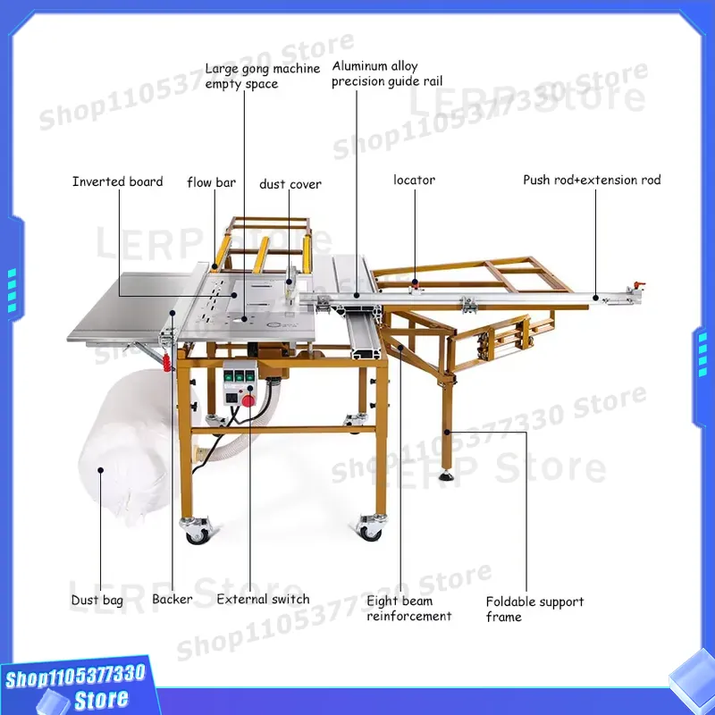 Portable Woodworking Sliding T - Woodworking Workshop Design recension och pris