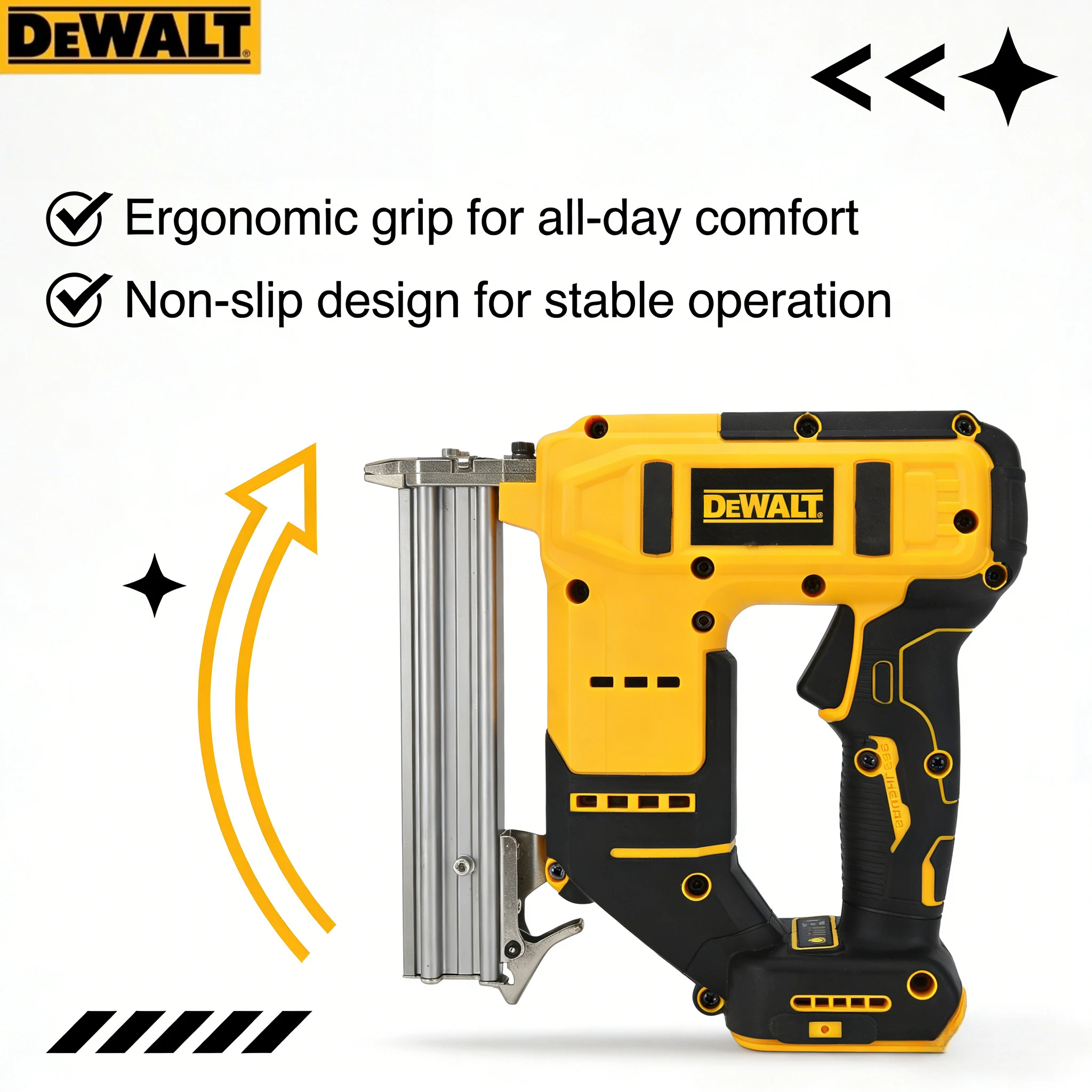 DEWALT Compact 18 Gauge Cordle - Woodworking Nail Gun recension och pris