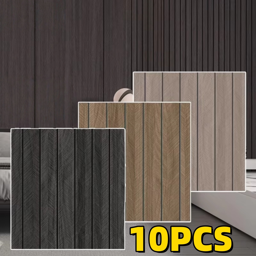 10PCS Wood Grain Wall Panels,  - Woodworking Zone recension och pris